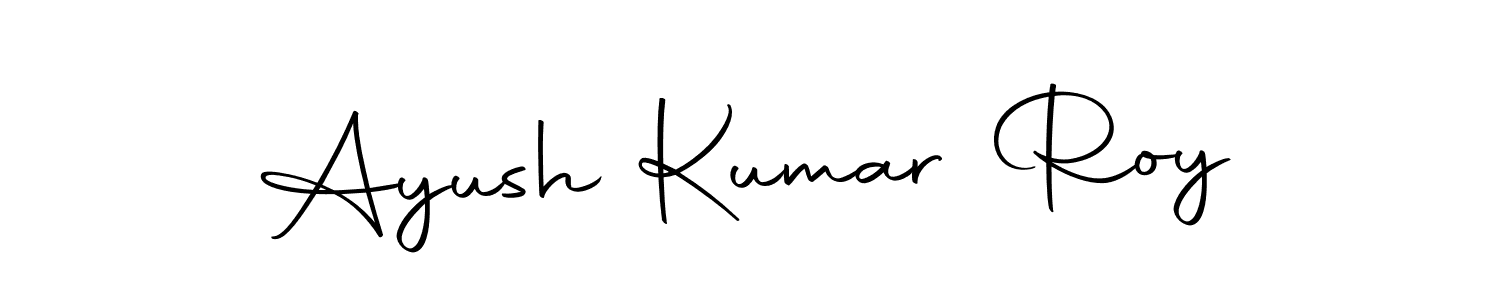 The best way (Autography-DOLnW) to make a short signature is to pick only two or three words in your name. The name Ayush Kumar Roy include a total of six letters. For converting this name. Ayush Kumar Roy signature style 10 images and pictures png