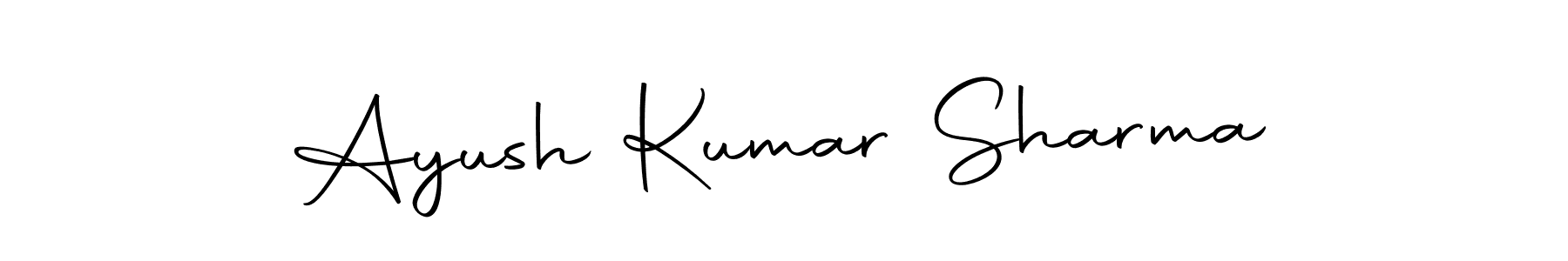 Design your own signature with our free online signature maker. With this signature software, you can create a handwritten (Autography-DOLnW) signature for name Ayush Kumar Sharma. Ayush Kumar Sharma signature style 10 images and pictures png