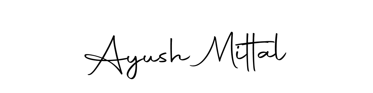 Create a beautiful signature design for name Ayush Mittal. With this signature (Autography-DOLnW) fonts, you can make a handwritten signature for free. Ayush Mittal signature style 10 images and pictures png