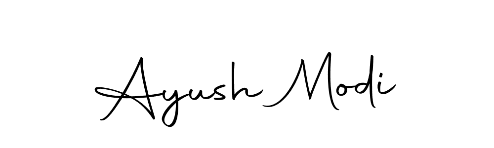 Create a beautiful signature design for name Ayush Modi. With this signature (Autography-DOLnW) fonts, you can make a handwritten signature for free. Ayush Modi signature style 10 images and pictures png