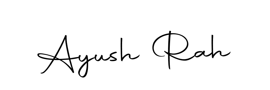 Create a beautiful signature design for name Ayush Rah. With this signature (Autography-DOLnW) fonts, you can make a handwritten signature for free. Ayush Rah signature style 10 images and pictures png