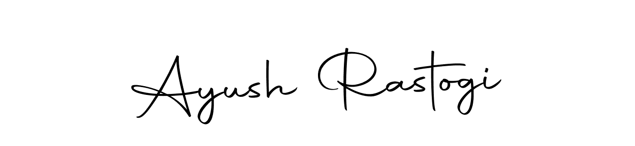 You should practise on your own different ways (Autography-DOLnW) to write your name (Ayush Rastogi) in signature. don't let someone else do it for you. Ayush Rastogi signature style 10 images and pictures png