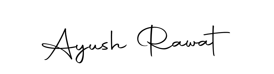 How to make Ayush Rawat name signature. Use Autography-DOLnW style for creating short signs online. This is the latest handwritten sign. Ayush Rawat signature style 10 images and pictures png