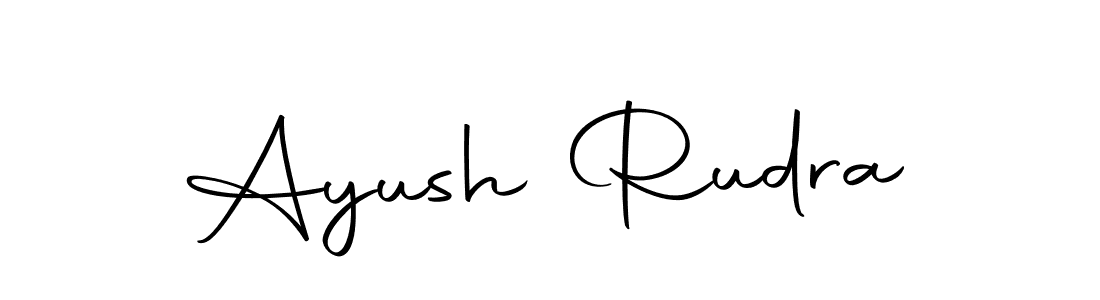 Ayush Rudra stylish signature style. Best Handwritten Sign (Autography-DOLnW) for my name. Handwritten Signature Collection Ideas for my name Ayush Rudra. Ayush Rudra signature style 10 images and pictures png