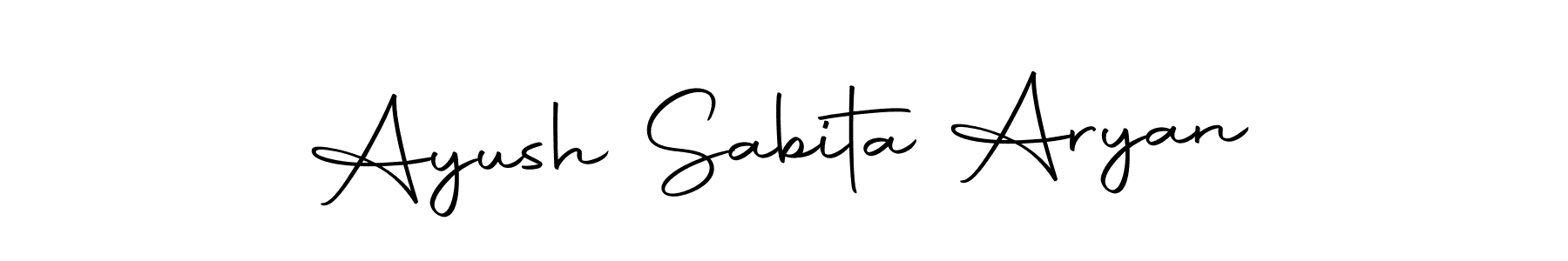 Make a beautiful signature design for name Ayush Sabita Aryan. Use this online signature maker to create a handwritten signature for free. Ayush Sabita Aryan signature style 10 images and pictures png