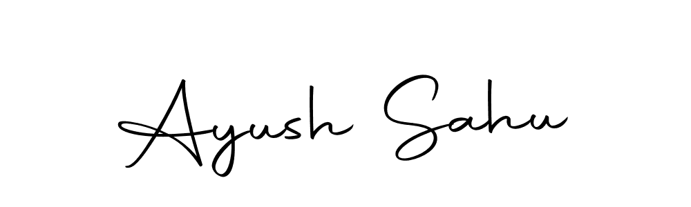 Make a beautiful signature design for name Ayush Sahu. Use this online signature maker to create a handwritten signature for free. Ayush Sahu signature style 10 images and pictures png