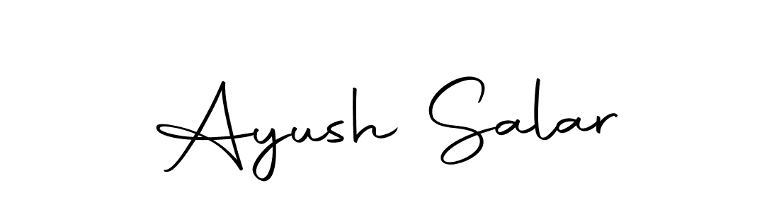 Use a signature maker to create a handwritten signature online. With this signature software, you can design (Autography-DOLnW) your own signature for name Ayush Salar. Ayush Salar signature style 10 images and pictures png