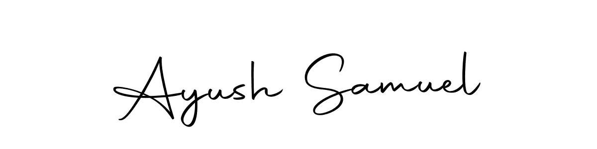 How to make Ayush Samuel signature? Autography-DOLnW is a professional autograph style. Create handwritten signature for Ayush Samuel name. Ayush Samuel signature style 10 images and pictures png