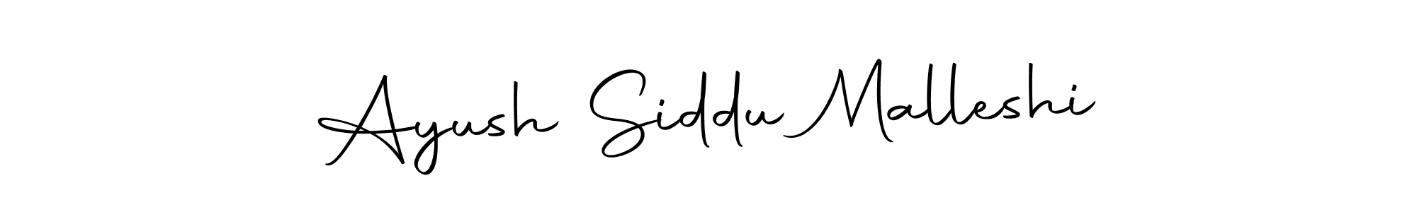 Use a signature maker to create a handwritten signature online. With this signature software, you can design (Autography-DOLnW) your own signature for name Ayush Siddu Malleshi. Ayush Siddu Malleshi signature style 10 images and pictures png