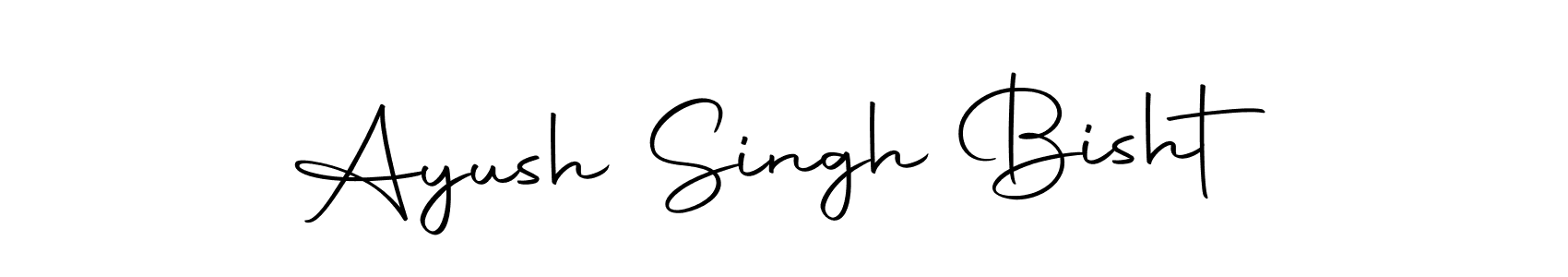 Design your own signature with our free online signature maker. With this signature software, you can create a handwritten (Autography-DOLnW) signature for name Ayush Singh Bisht. Ayush Singh Bisht signature style 10 images and pictures png