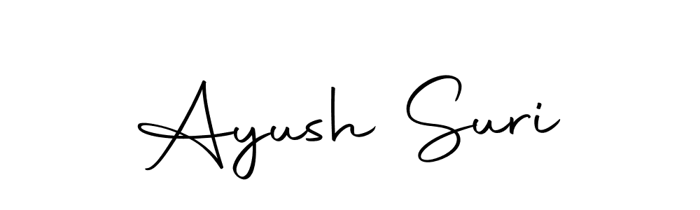 Also we have Ayush Suri name is the best signature style. Create professional handwritten signature collection using Autography-DOLnW autograph style. Ayush Suri signature style 10 images and pictures png