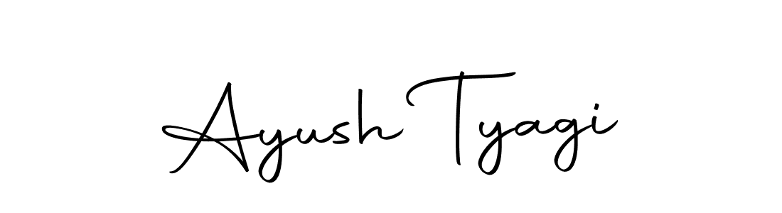 Autography-DOLnW is a professional signature style that is perfect for those who want to add a touch of class to their signature. It is also a great choice for those who want to make their signature more unique. Get Ayush Tyagi name to fancy signature for free. Ayush Tyagi signature style 10 images and pictures png
