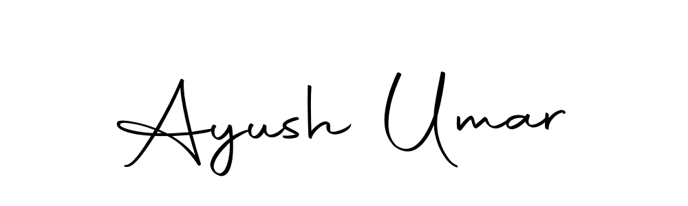 You should practise on your own different ways (Autography-DOLnW) to write your name (Ayush Umar) in signature. don't let someone else do it for you. Ayush Umar signature style 10 images and pictures png