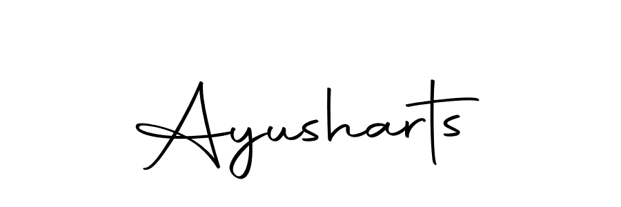 Similarly Autography-DOLnW is the best handwritten signature design. Signature creator online .You can use it as an online autograph creator for name Ayusharts. Ayusharts signature style 10 images and pictures png