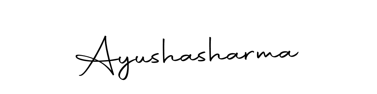 How to make Ayushasharma name signature. Use Autography-DOLnW style for creating short signs online. This is the latest handwritten sign. Ayushasharma signature style 10 images and pictures png