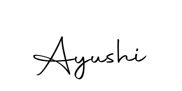Use a signature maker to create a handwritten signature online. With this signature software, you can design (Autography-DOLnW) your own signature for name Ayushi. Ayushi signature style 10 images and pictures png