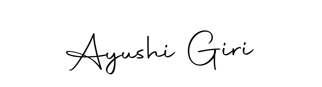 Also we have Ayushi Giri name is the best signature style. Create professional handwritten signature collection using Autography-DOLnW autograph style. Ayushi Giri signature style 10 images and pictures png