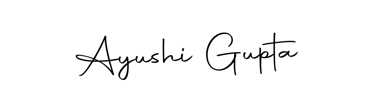 Make a beautiful signature design for name Ayushi Gupta. Use this online signature maker to create a handwritten signature for free. Ayushi Gupta signature style 10 images and pictures png