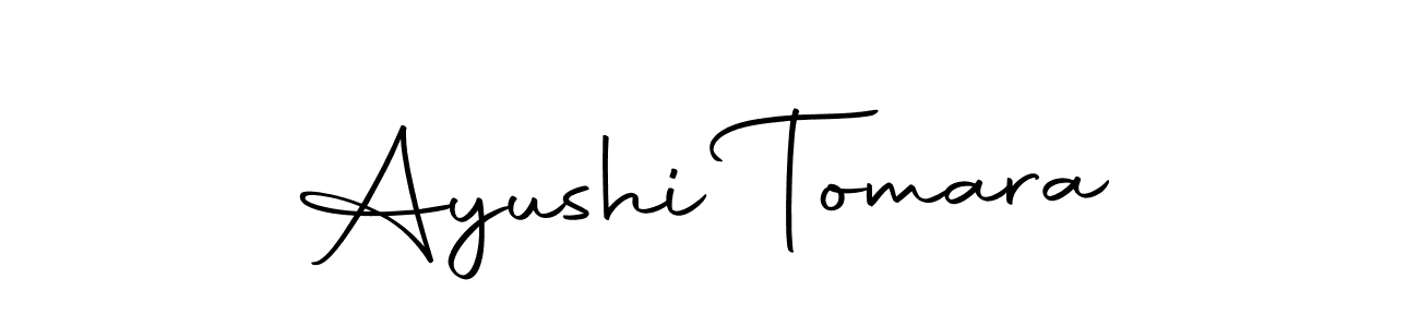 Ayushi Tomara stylish signature style. Best Handwritten Sign (Autography-DOLnW) for my name. Handwritten Signature Collection Ideas for my name Ayushi Tomara. Ayushi Tomara signature style 10 images and pictures png