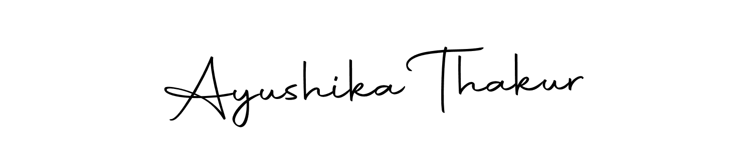 You can use this online signature creator to create a handwritten signature for the name Ayushika Thakur. This is the best online autograph maker. Ayushika Thakur signature style 10 images and pictures png