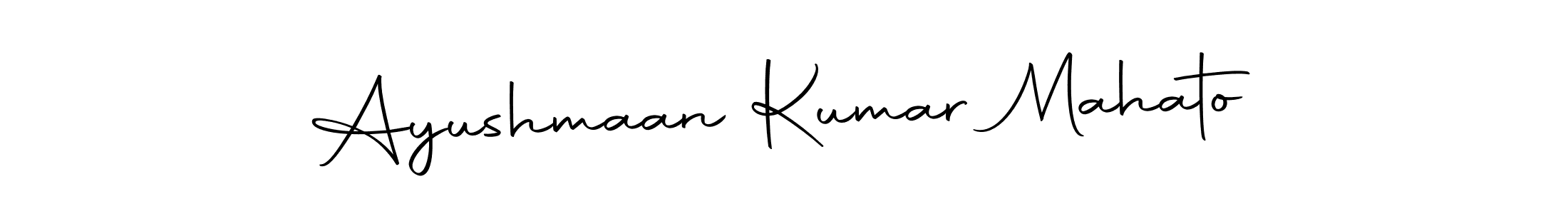 Also we have Ayushmaan Kumar Mahato name is the best signature style. Create professional handwritten signature collection using Autography-DOLnW autograph style. Ayushmaan Kumar Mahato signature style 10 images and pictures png