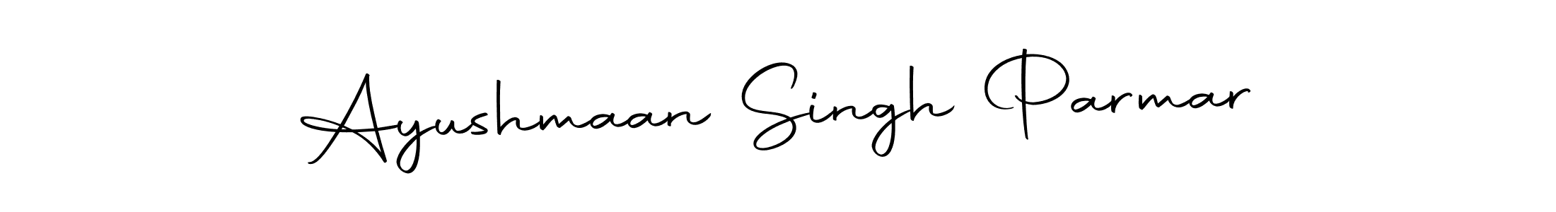 Also we have Ayushmaan Singh Parmar name is the best signature style. Create professional handwritten signature collection using Autography-DOLnW autograph style. Ayushmaan Singh Parmar signature style 10 images and pictures png