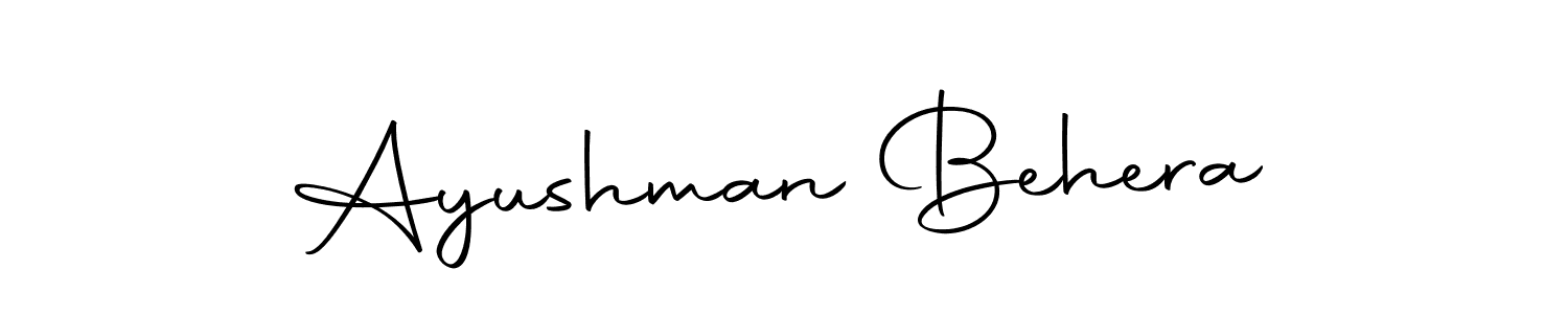 Create a beautiful signature design for name Ayushman Behera. With this signature (Autography-DOLnW) fonts, you can make a handwritten signature for free. Ayushman Behera signature style 10 images and pictures png