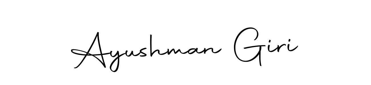 You should practise on your own different ways (Autography-DOLnW) to write your name (Ayushman Giri) in signature. don't let someone else do it for you. Ayushman Giri signature style 10 images and pictures png