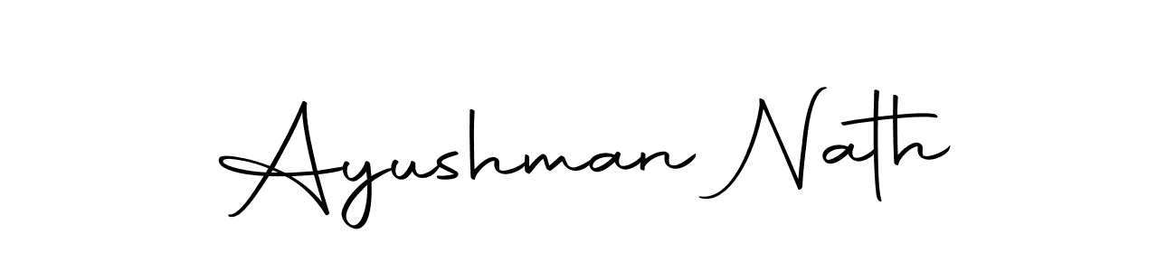 Create a beautiful signature design for name Ayushman Nath. With this signature (Autography-DOLnW) fonts, you can make a handwritten signature for free. Ayushman Nath signature style 10 images and pictures png