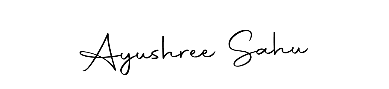 Make a beautiful signature design for name Ayushree Sahu. Use this online signature maker to create a handwritten signature for free. Ayushree Sahu signature style 10 images and pictures png