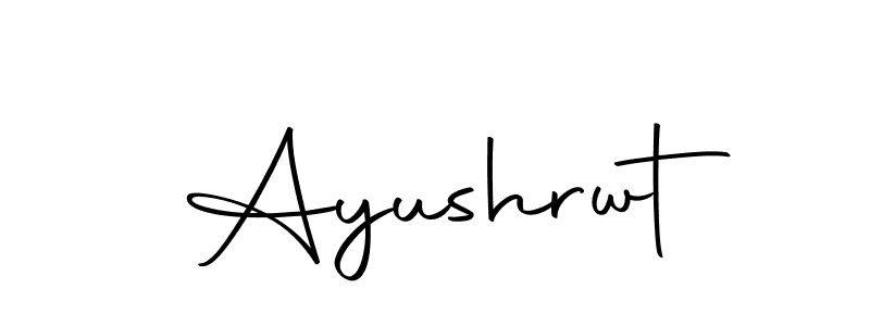 Make a beautiful signature design for name Ayushrwt. With this signature (Autography-DOLnW) style, you can create a handwritten signature for free. Ayushrwt signature style 10 images and pictures png