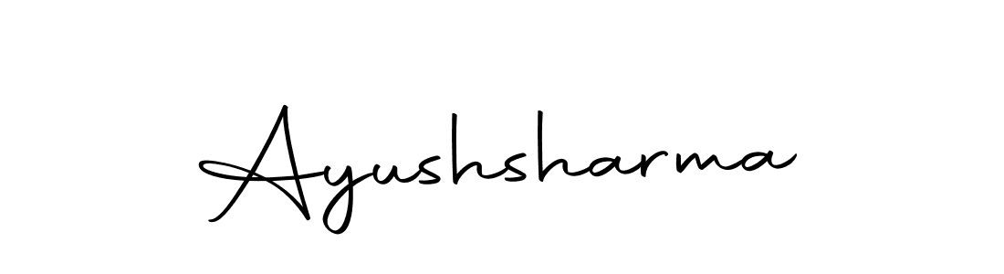 Make a short Ayushsharma signature style. Manage your documents anywhere anytime using Autography-DOLnW. Create and add eSignatures, submit forms, share and send files easily. Ayushsharma signature style 10 images and pictures png