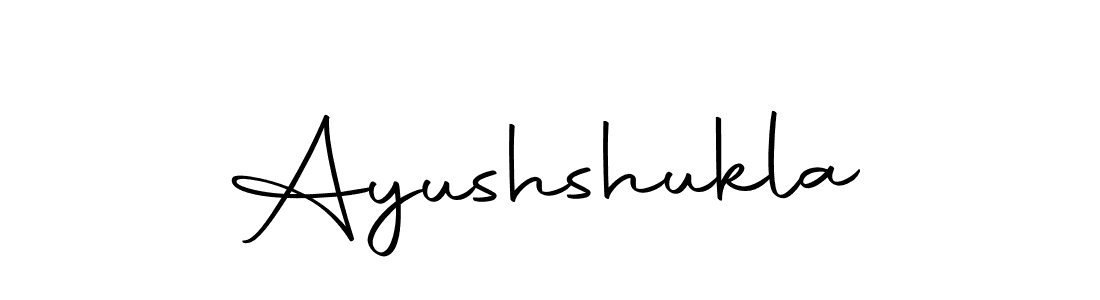 Design your own signature with our free online signature maker. With this signature software, you can create a handwritten (Autography-DOLnW) signature for name Ayushshukla. Ayushshukla signature style 10 images and pictures png