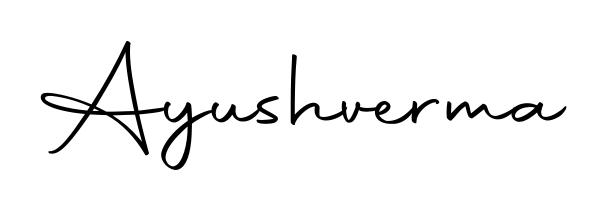 The Autography-DOLnW lettering style adds unique flourish to name Ayushverma. Stand out with a custom digital autograph made in seconds. Ayushverma signature style 10 images and pictures png