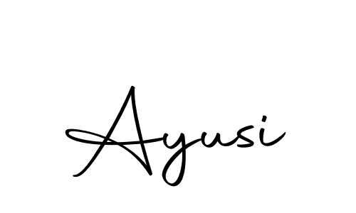 Make a beautiful signature design for name Ayusi. With this signature (Autography-DOLnW) style, you can create a handwritten signature for free. Ayusi signature style 10 images and pictures png