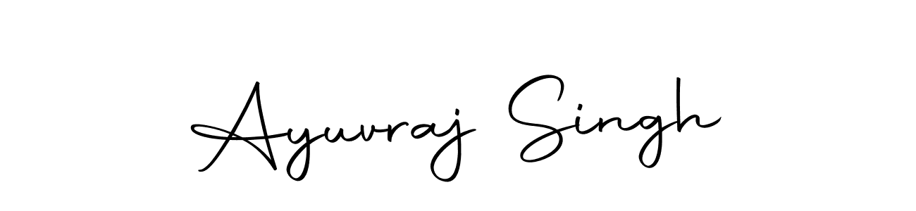 Make a beautiful signature design for name Ayuvraj Singh. With this signature (Autography-DOLnW) style, you can create a handwritten signature for free. Ayuvraj Singh signature style 10 images and pictures png