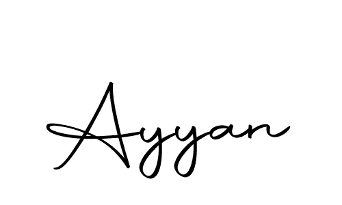 Create a beautiful signature design for name Ayyan. With this signature (Autography-DOLnW) fonts, you can make a handwritten signature for free. Ayyan signature style 10 images and pictures png