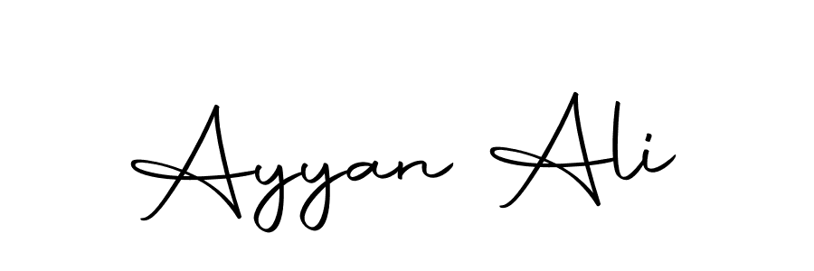 Create a beautiful signature design for name Ayyan Ali. With this signature (Autography-DOLnW) fonts, you can make a handwritten signature for free. Ayyan Ali signature style 10 images and pictures png