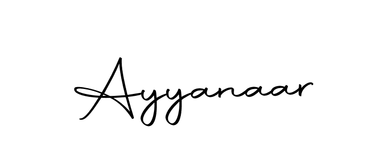 Use a signature maker to create a handwritten signature online. With this signature software, you can design (Autography-DOLnW) your own signature for name Ayyanaar. Ayyanaar signature style 10 images and pictures png