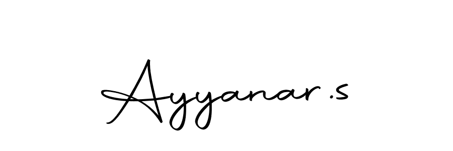 Make a beautiful signature design for name Ayyanar.s. Use this online signature maker to create a handwritten signature for free. Ayyanar.s signature style 10 images and pictures png