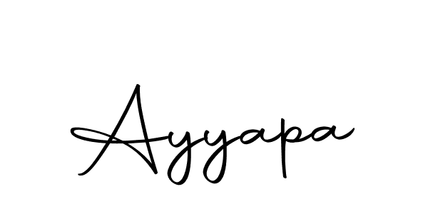 Design your own signature with our free online signature maker. With this signature software, you can create a handwritten (Autography-DOLnW) signature for name Ayyapa. Ayyapa signature style 10 images and pictures png