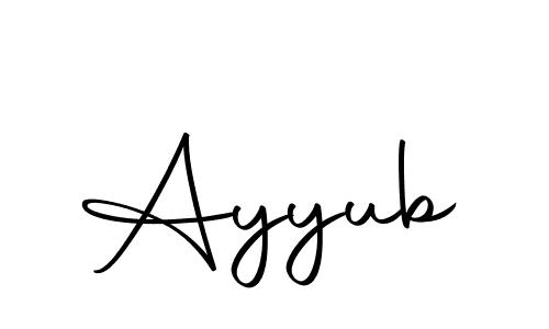 How to make Ayyub signature? Autography-DOLnW is a professional autograph style. Create handwritten signature for Ayyub name. Ayyub signature style 10 images and pictures png