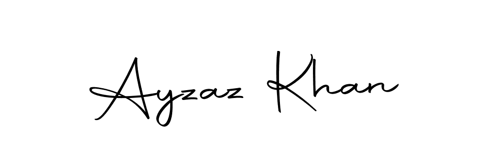 Create a beautiful signature design for name Ayzaz Khan. With this signature (Autography-DOLnW) fonts, you can make a handwritten signature for free. Ayzaz Khan signature style 10 images and pictures png