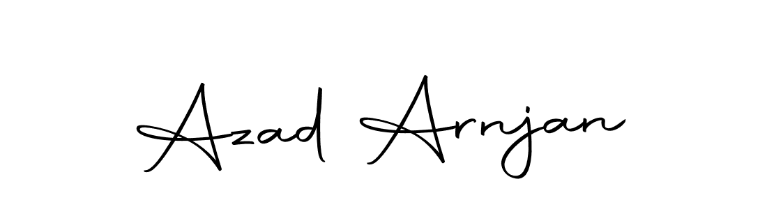 if you are searching for the best signature style for your name Azad Arnjan. so please give up your signature search. here we have designed multiple signature styles  using Autography-DOLnW. Azad Arnjan signature style 10 images and pictures png