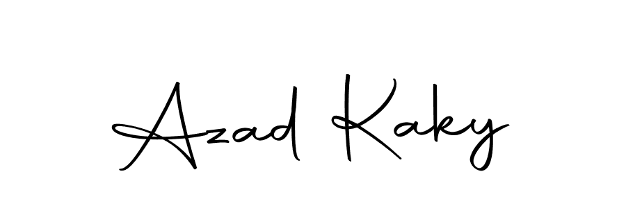 You should practise on your own different ways (Autography-DOLnW) to write your name (Azad Kaky) in signature. don't let someone else do it for you. Azad Kaky signature style 10 images and pictures png