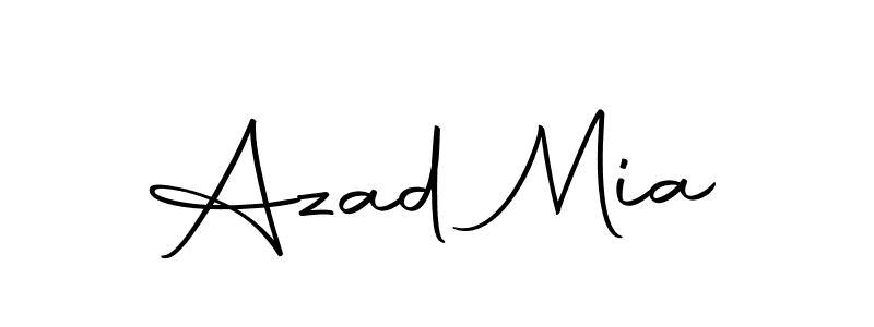 You can use this online signature creator to create a handwritten signature for the name Azad Mia. This is the best online autograph maker. Azad Mia signature style 10 images and pictures png