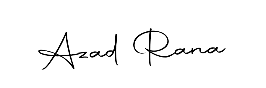 Use a signature maker to create a handwritten signature online. With this signature software, you can design (Autography-DOLnW) your own signature for name Azad Rana. Azad Rana signature style 10 images and pictures png