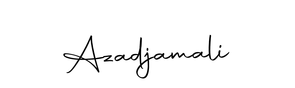 Similarly Autography-DOLnW is the best handwritten signature design. Signature creator online .You can use it as an online autograph creator for name Azadjamali. Azadjamali signature style 10 images and pictures png