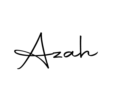 Azah stylish signature style. Best Handwritten Sign (Autography-DOLnW) for my name. Handwritten Signature Collection Ideas for my name Azah. Azah signature style 10 images and pictures png