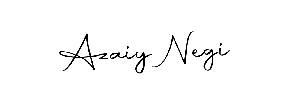 You should practise on your own different ways (Autography-DOLnW) to write your name (Azaiy Negi) in signature. don't let someone else do it for you. Azaiy Negi signature style 10 images and pictures png